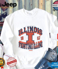 Illinois Fighting Illini Court Arched Wordmark T Shirt