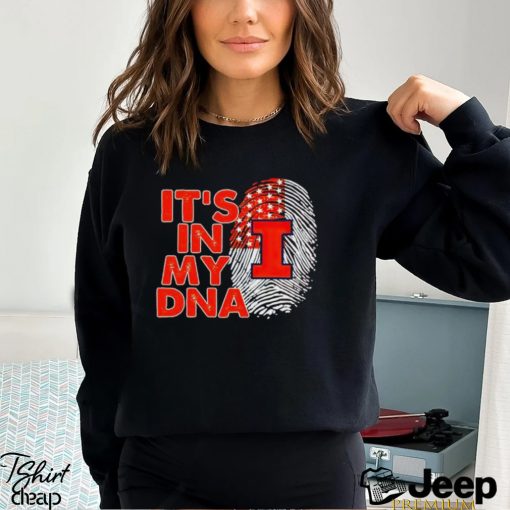 Illinois Fighting Illini It’s In My DNA Fingerprint shirt