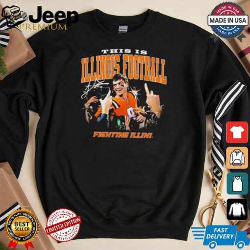 Illinois Fighting Illini Luke Altmeyer this is Illinois Football signature shirt