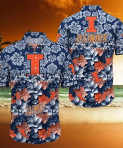 Illinois Fighting Illini NCAA3 Hawaiian Shirt Trending Summer