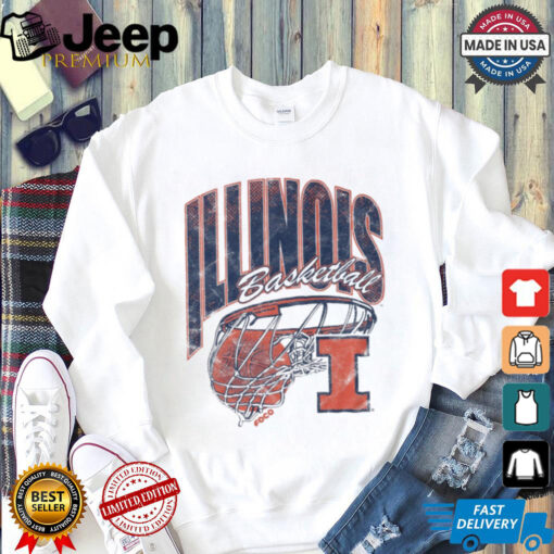 Illinois Fighting Illini Script Swish T Shirt