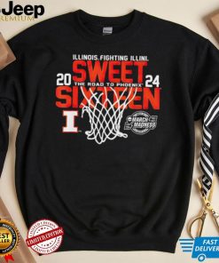 Illinois Fighting Illini Sweet 16 2024 March Madness Basketball shirt