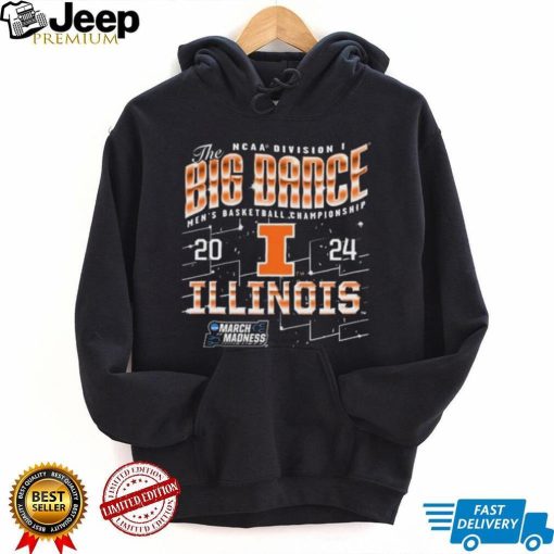 Illinois Fighting Illini The Big Dance NCAA Division Men’s Basketball Championship 2024 Shirt