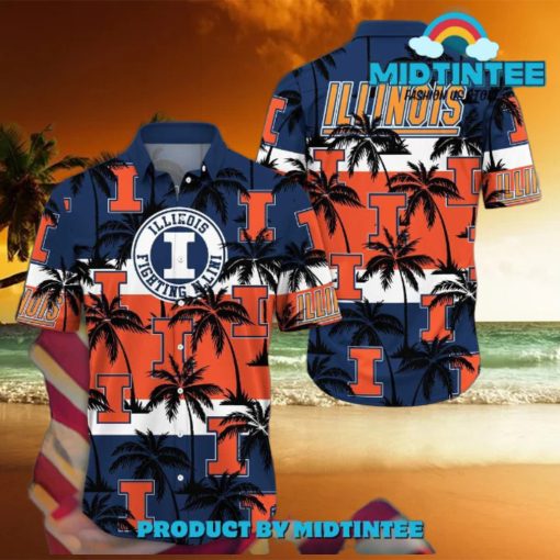 Illinois Fighting Illini Trending Summer Hawaiian Shirt