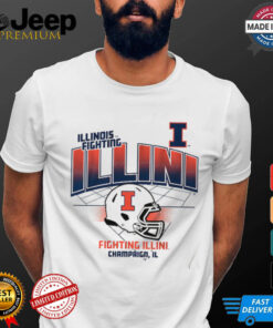 Illinois Football_ Helmet Grid Shirt