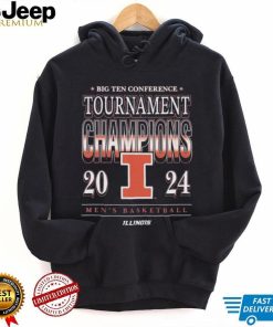 Illinois MBB 2024 Big 10 Conference Tournament Champions Shirt