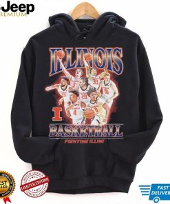 Illinois NCAA Men's Basketball Official 2023 2024 Post Season T Shirt