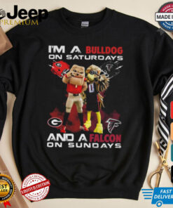 I’m A Bulldog On Saturdays And A Falcon On Sundays T Shirt