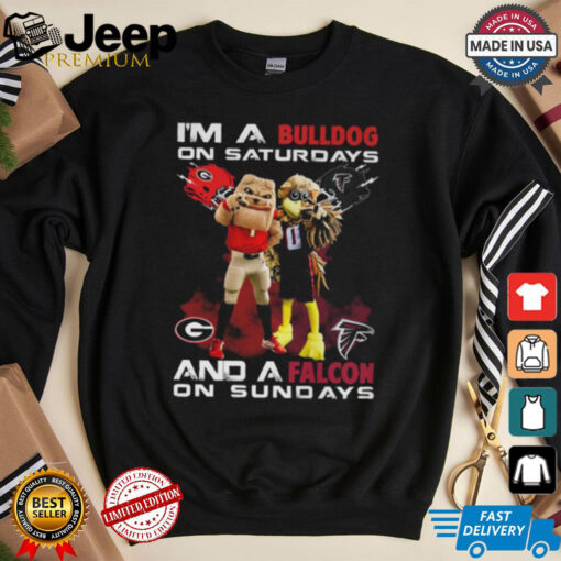 I’m A Bulldog On Saturdays And A Falcon On Sundays T Shirt