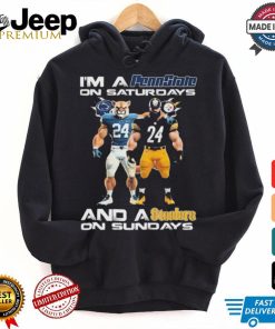 I’m A Penn State Nittany Lions On Saturdays Pittsburgh Steelers On Sundays t shirt