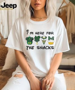 Im Here For The Snacks Disney St Patricks Day shirt