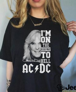 I'm On The High Way To Hell ACDC Cliff Williams Shirt