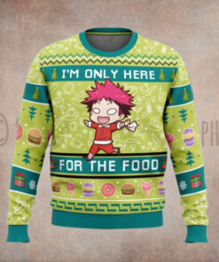 I’m Only Here For The Food Food Wars Ugly Christmas Sweater