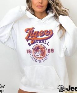 Image One Men's Clemson Tigers Ivory Baseball Logo T Shirt