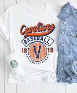 Image One Men’s Virginia Cavaliers Ivory Baseball T Shirt