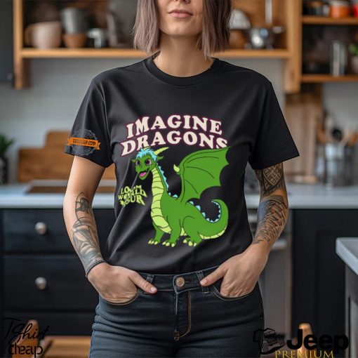 Imagine Dragons Loom World Tour Cartoon Dragon T Shirt