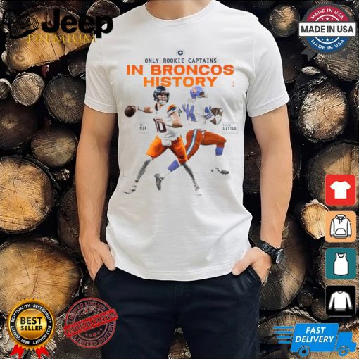 In Broncos history shirt