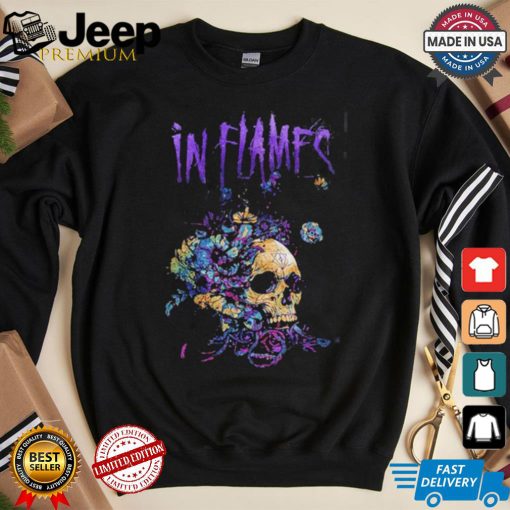 In Flames Skull And Vine Artwork Shirt