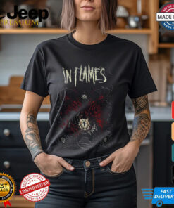 In Flames Timehold Tour 2024 Merch Jester Art And Tour Cities T Shirt