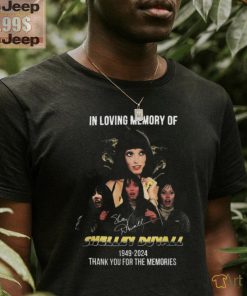 In Loving Memory Of Shelley Duvall 1949 2024 Thank You For The Memories Signature Shirt