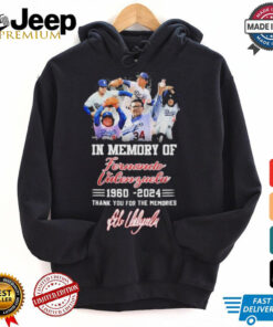 In Memory Of Fernando Valenzuela Signature Shirt