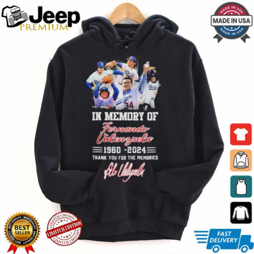 In Memory Of Fernando Valenzuela Signature Shirt