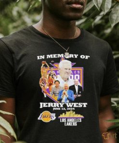 In Memory Of Jerry West Los Angeles Lakers 2024 Shirt