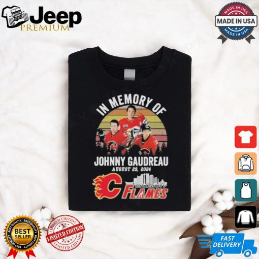 In Memory Of Johnny Gaudreau Calgary Flames August 29, 2024 Vintage Shirt