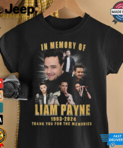 In Memory Of Liam Payne 1993 2024 Thank You For The Memories Gift For Fans T Shirt