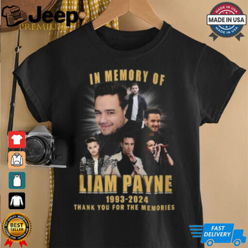 In Memory Of Liam Payne 1993 2024 Thank You For The Memories Gift For Fans T Shirt