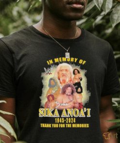 In Memory Of Sika Anoa’i 1945 2024 Thank You For The Memories Signatures Shirt