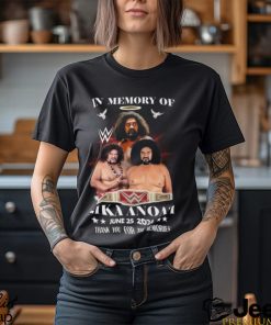 In Memory Of Sika Anoa’i June 25, 2024 Thank You For The Memories T Shirt