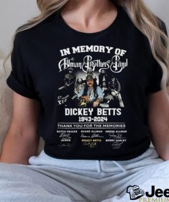 In Memory Of The Truman Brothers Band Dickey Betts Signature T Shirt