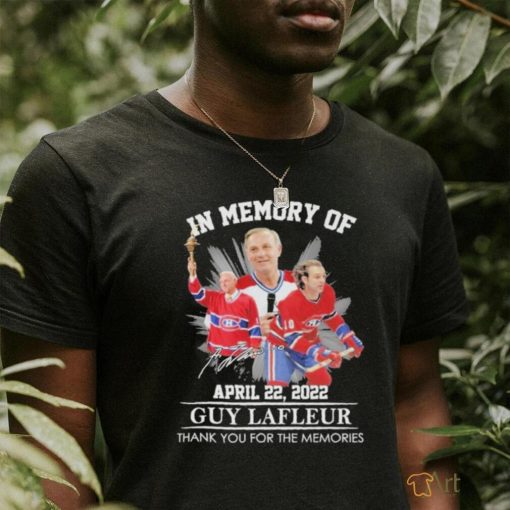 In The Memory Of Guy Lafleur Thank You For The Memories T Shirt