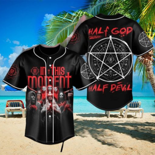 In This Moment Half God Half Devil Custom Baseball Jersey