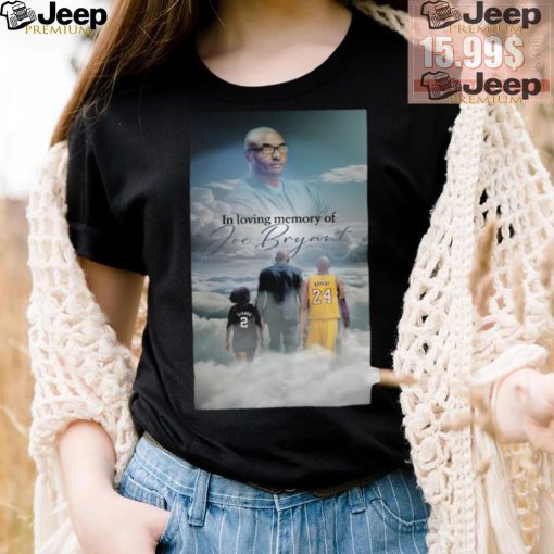 In loving memory of Joe Bryant Jellybean shirt