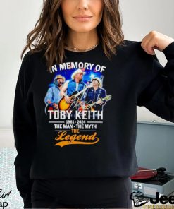 In memory of Toby Keith 1961 2024 the man the myth the legend shirt