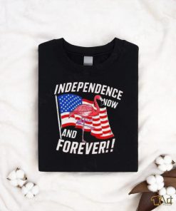 Independence Now And Forever Flamingo 4Th Of July Shirt