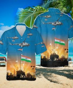 Indian Air Force Mi 17, Happy Independence Day India Hawaiian Shirt Beach Shirt For Men Women