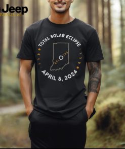 Indiana 2024 Solar Eclipse Shirt Family Eclipse Tee, April 8 Path Of Totality Design, Spring Eclipse Souvenir, America Eclipse In State Shirt