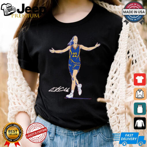 Indiana Fever Caitlin Clark Superstar Pose signature shirts