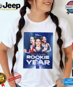 Indiana Fever WNBA 2024 Kia Rookie of the Year is Caitlin Clark Poster t shirt