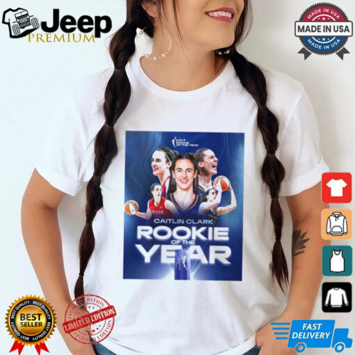 Indiana Fever WNBA 2024 Kia Rookie of the Year is Caitlin Clark Poster t shirt