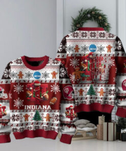 Indiana Hoosiers Football They Not Like Us Christmas Ugly Sweater