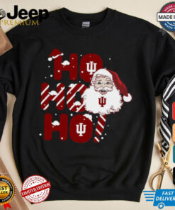 Indiana Hoosiers Ho Ho Ho Santa Claus Christmas shirt