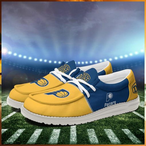 Indiana Pacers 2024 Personalized Hey Dude Shoes