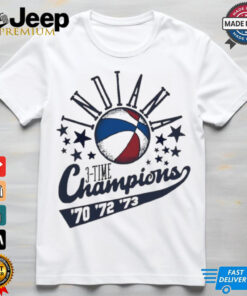 Indiana Pacers 3 time champions 70 72 73 shirt