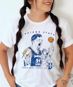 Indiana State Robbie Avila NCAA Basketball signature shirt