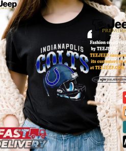 Indianapolis Colts Gradient Helmet T shirt