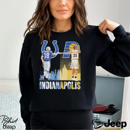 Indianapolis Colts Manking And Indiana Pacers Miller T Shirt